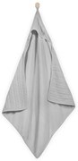 Jollein Badcape 75x75 cm Cable Knit grey 534-836-64898