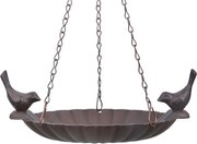 Esschert Design hangend vogelbad met 2 vogels - LxBxH: 20,3x14,2x8,2cm