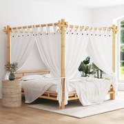 vidaXL Hemelbed 180x200 cm bamboe