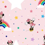 Noordwand Kids at Home Behang Rainbow Minnie roze