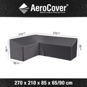 Loungesethoes 270x210x85xH65-90 cm links– AeroCover