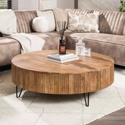 Salontafel Hout - 120 X 120cm.