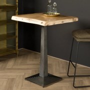 Tower Living Vierkante Boomstam Bartafel Bistro - 80 X 80cm.