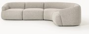 Modulaire bouclé hoekbank Sofia (4-zits)
