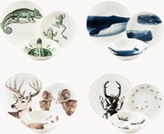 Serviesset Faune & Flore, 4 personen, 12-delig