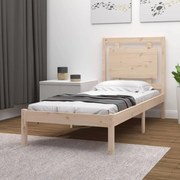 vidaXL Bedframe massief hout 75x190 cm 2FT6 Small Single