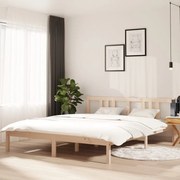 vidaXL Bedframe massief hout 160x200 cm