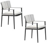 Garden Impressions Dane tuinstoel desert sand - 2 stuks