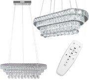 Hangende Crystal LED 102W plafondlamp, APP417-CP afstandsbediening