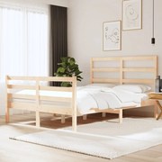 vidaXL Bedframe massief grenenhout 120x190 cm 4FT Small Double