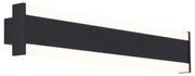 Buitenlamp Moderne wandlamp zwart CCT 60cm incl. LED IP54 - Vanya Modern IP54 Buitenverlichting