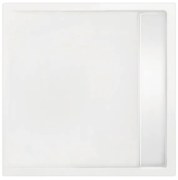 Xenz easy tray douchevloer 80x80x5cm rechthoek acryl wit 6952-01