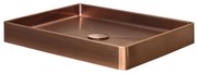 Qisani Vanity opbouw wastafel 52x41x7cm copper