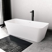 Polysan Leyla vrijstaand bad wit mat solid surface 170x80cm