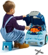VEVOR Op Afstand Bestuurbare Kiepwagen, 9 Kanalen, RC Vrachtwagen Schaal 1 18 Bouwvoertuig Met Licht 2 Oplaadbare Batterijen Voor Kinderen Jongens Meisjes 8 Jaar En Ouder 3064706003