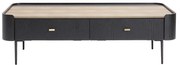 Kare Design Milano Zwarte Design Salontafel - 130 X 60cm.
