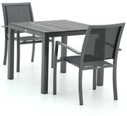 Bellagio Anzio/Fidenza 90cm dining tuinset 3-delig stapelbaar