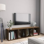 vidaXL Boekenkast/tv-meubel 143x30x36 cm bewerkt hout bruineikenkleur