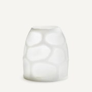 Vaas in mat glas, H20 cm, Arca