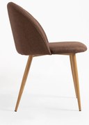 Pak 4 Vint Stoffen Stoelen