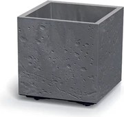 Prosperplast Sierra Square Beton Effect Plantenbak - Marengo - 29x29 cm