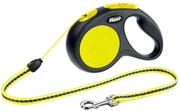 Flexi Retractable Leash New Classic S 5 m Zwart en Neon 20911