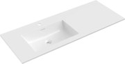 Mexen Otis ingebouwde wastafel links 121 x 46,5 cm, wit glans - 25181200L