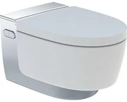 Geberit AquaClean Mera Classic Douche WC - geurafzuiging - warme luchtdroging - ladydouche - softclose - glans/chroom afdekplaatje - glans wit 146.200.21.1