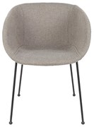 Zuiver Feston Eetkamerstoel Grijze Stof