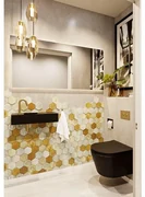 Mondiaz TYNE Fonteinset - 60x23x12cm - wasbak links - 1 kraangat - solid surface Urban mat M20124