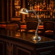 Tafellamp Princeton Antiek Zilver