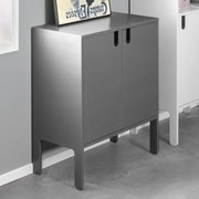 Tenzo Uno Smal Dressoir Modern Design Grijs - 76x40x89cm.