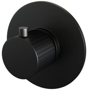 Brauer Stripe inbouwthermostaat zwart mat