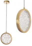Kristallen Hanglamp LED G089-1CP Złota