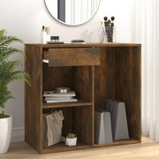 vidaXL Cosmeticakast 80x40x75 cm bewerkt hout gerookt eikenkleurig