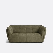 2-zitsbank in gekruist geweven chenille, SIMONE