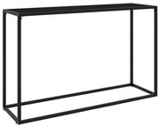 vidaXL Wandtafel 120x35x75 cm gehard glas zwart