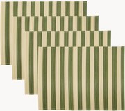 Handgemaakte placemats Rayas, 4-delig