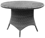 Riccione dining tuintafel 110 cm rond grijs