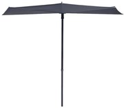 Madison Balkonparasol Sun Wave 270x150 cm grijs PAC3P014