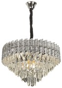 Hanglamp met kristallen G055-CP 50cm CHROME