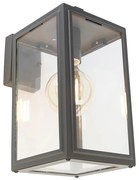 Smart buiten wandlamp grijs incl. Wifi G95- Sutton down