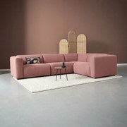 Hoekbank Rechts Terracotta Roze