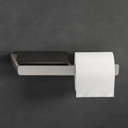 Geesa Shift Toiletrolhouder zonder klep met planchet RVS geborsteld 91992405