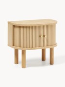 Nachtkastje Calary met geribde voorzijde