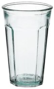 Glas met facetten, gerecycled glas, 300 ml