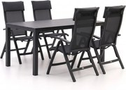 + 15% kassakorting | Diningset Bellagio | 4 personen | Tuinset polywood | 5-delig | Kees Smit Tuinmeubelen