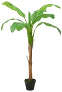 vidaXL Kunstboom met pot banaan 160 cm groen