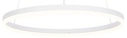 Design hanglamp wit 60 cm incl. LED 3-staps dimbaar - Anello