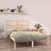 vidaXL Bedframe massief hout 120x190 cm 4FT Small Double